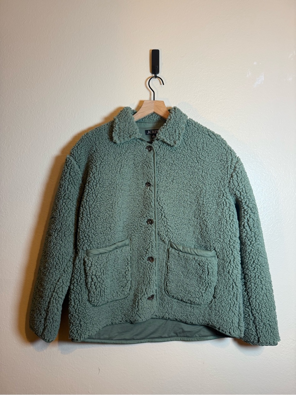 J. Crew Faux sherpa Barn Jacket - Picture 2 of 5